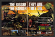 1997 Print Advertisement 2 Page Turok: Dinosaur Hunter Video Game Ad.