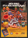 1991 Arch Rivals "Basketball Brawl!" Video Game Print Advertisement Fetch the Paper!