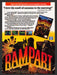1992 Rampart "Smell of cannons in the morning!" Video Game Print Advertisement Fetch the Paper!