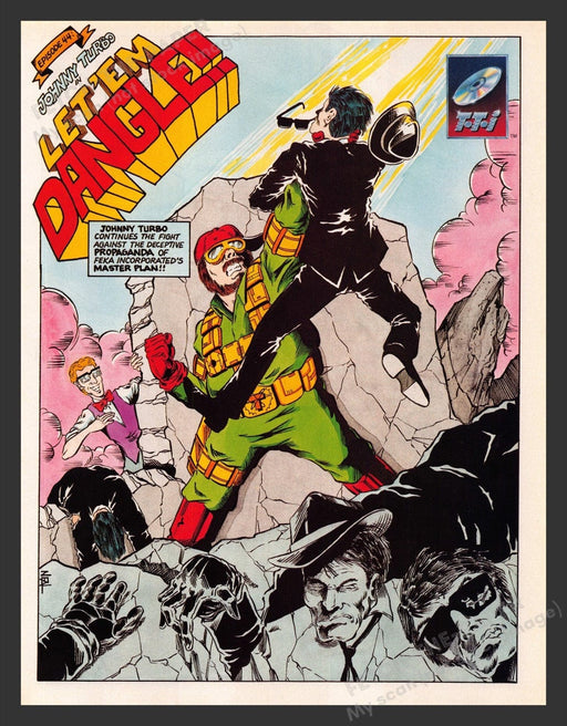 1993 Johnny Turbo Let'em Dangle!! Episode 44 Video Game Comic from Magazine