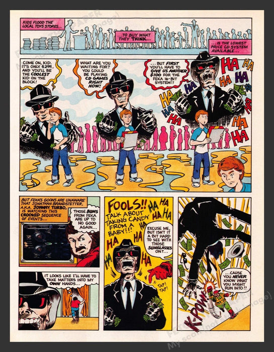 1993 Johnny Turbo Let'em Dangle!! Episode 44 Video Game Comic from Magazine