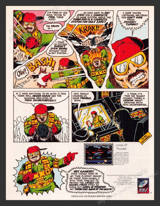1993 Johnny Turbo Let'em Dangle!! Episode 44 Video Game Comic from Magazine