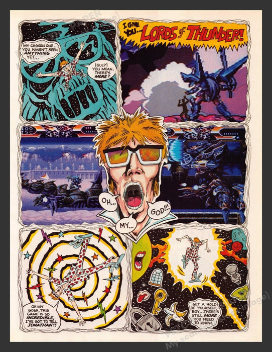 1993 Johnny Turbo "Sleepwalker" Episode 45 Video Game Comic from Magazine Fetch the Paper!