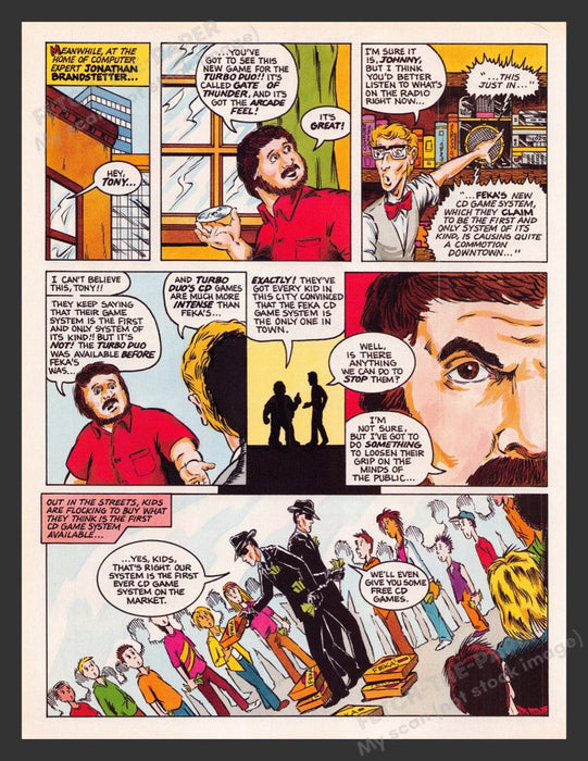 1993 Johnny Turbo The Master Plan Episode 43 Video Game Comic from Magazine