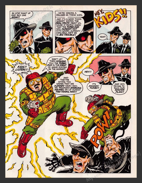 1993 Johnny Turbo The Master Plan Episode 43 Video Game Comic from Magazine