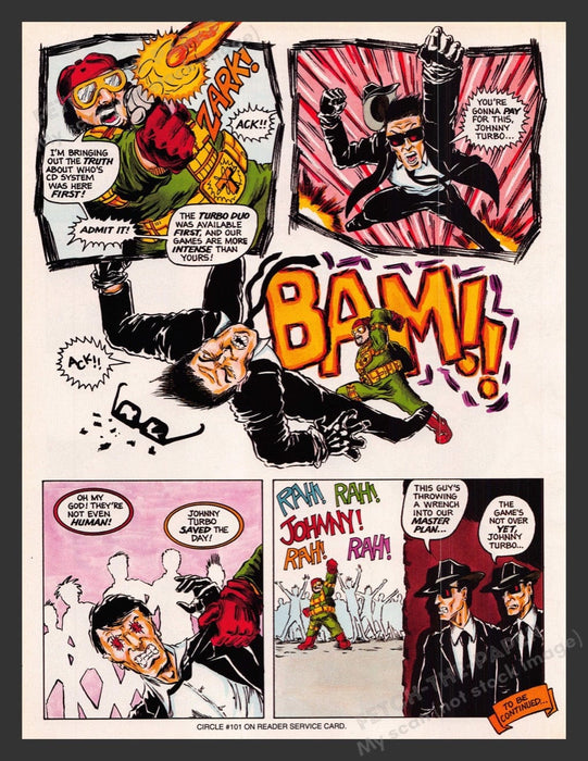 1993 Johnny Turbo The Master Plan Episode 43 Video Game Comic from Magazine