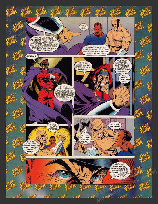 1993 Street Fighter Part 1 Video Game Comic from Magazine Fetch the Paper!