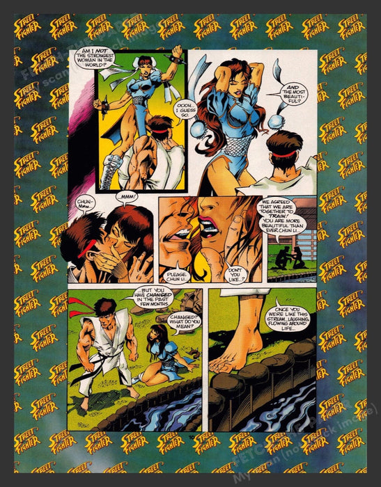 1993 Street Fighter Part 2 Video Game Comic from Magazine Fetch the Paper!