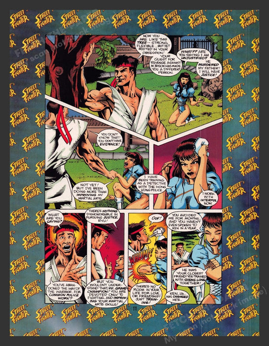 1993 Street Fighter Part 2 Video Game Comic from Magazine Fetch the Paper!