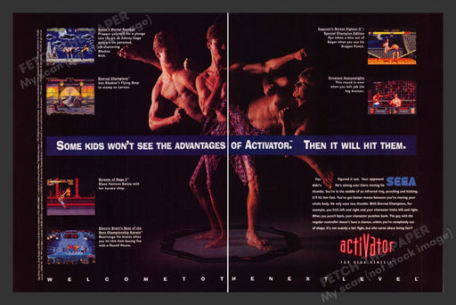 1994 Activator for Sega Genesis Video Game Accessory Print Advertisement