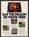 1994 King of Dragons Super NES Video Game Print Advertisement