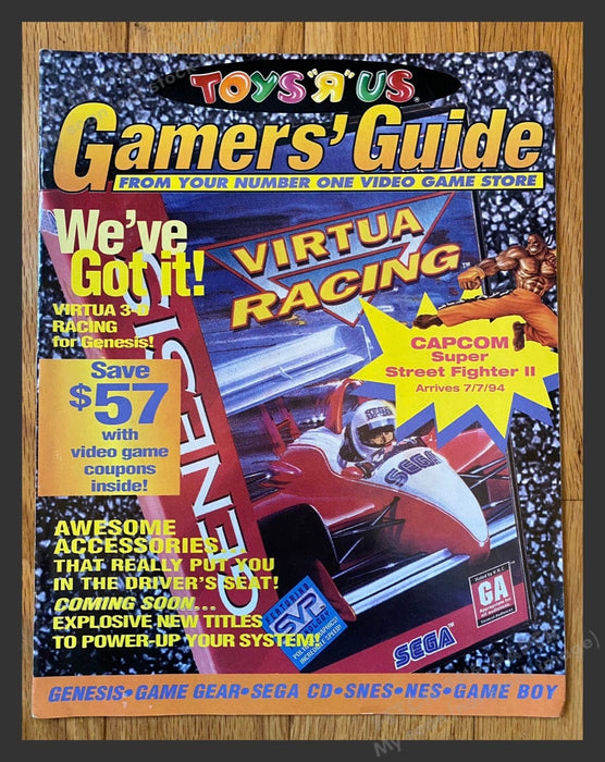 1994 Toys 'R Us Gamers' Guide 15 Pages of Games from 1994 Piece of Mail
