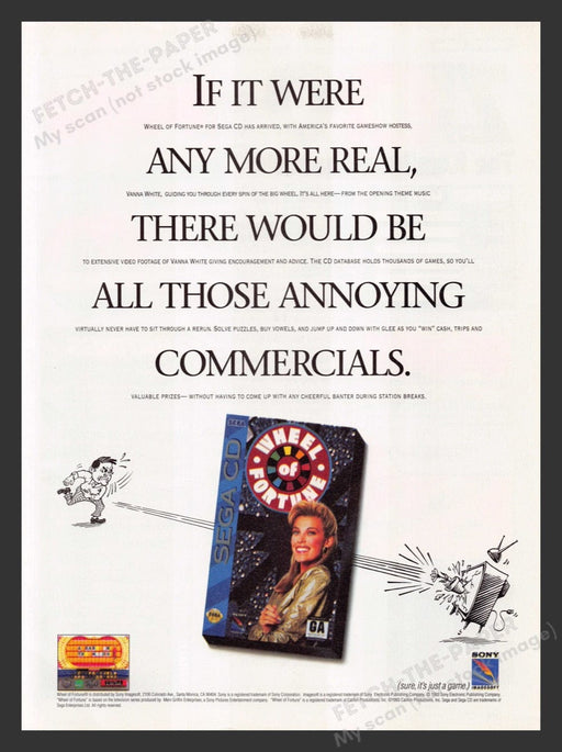 1994 Wheel of Fortune Video Game Print Advertisement