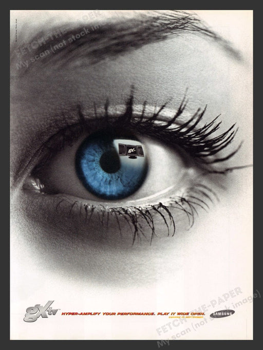 1996 GXtv Samsung Video Game Print Advertisement
