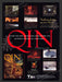 1996 Qin Your Mind is the Ultimate Weapon Video Game Print Advertisement