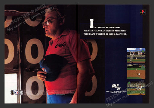 1997 MLB '98 Video Game Print Advertisement (2 Pages)