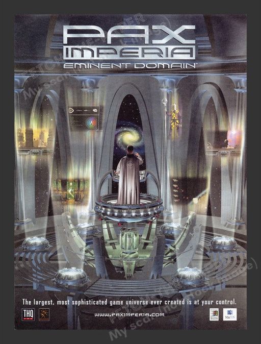 1997 Pax Imperia: Eminent Domain Video Game Print Advertisement