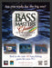 1998 Bass Masters Classic Tournament Edition Video Game Print Advertisement
