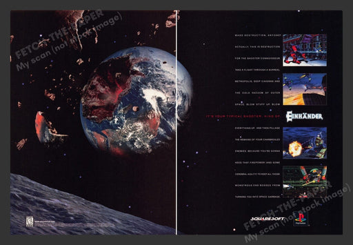1998 Einhander Video Game Print Advertisement (2 Pages)