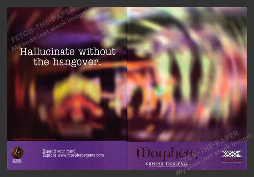 1998 Morpheus Video Game Print Advertisement (2 Pages)
