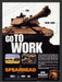 1998 Spearhead Tank "Go to work" Video Game Print Advertisement