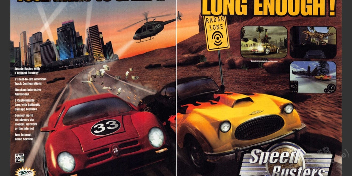 1998 Speed Busters: American Highways Video Game Print Advertisement ...