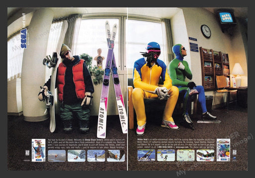 1998 Steep Slope Sliders & Winter Heat Video Game Print Advertisement (2 Pgs)