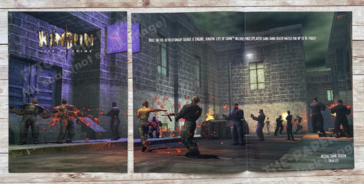 1999 Kingpin 10.5" x 23" Video Game Poster from Magazine Fetch the Paper!