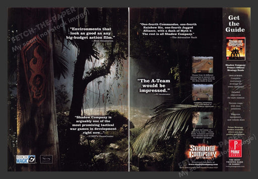 1999 Shadow Company: Left for Dead Video Game Print Advertisement (2 pgs) Fetch the Paper!