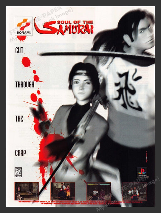 1999 Soul of the Samurai Video Game Print Advertisement