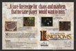 1999 Total Annihilation: Kingdoms Mayhem Video Game Print Advertisement (2 pgs) Fetch the Paper!
