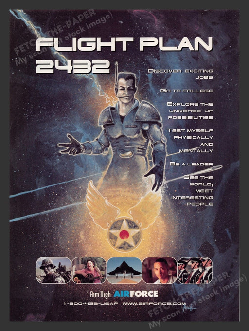2000 Flight Plan 2432 Video Game Print Advertisement