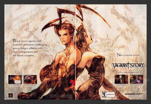 2000 Vagrant Story Video Game Print Advertisement (2 Pages)