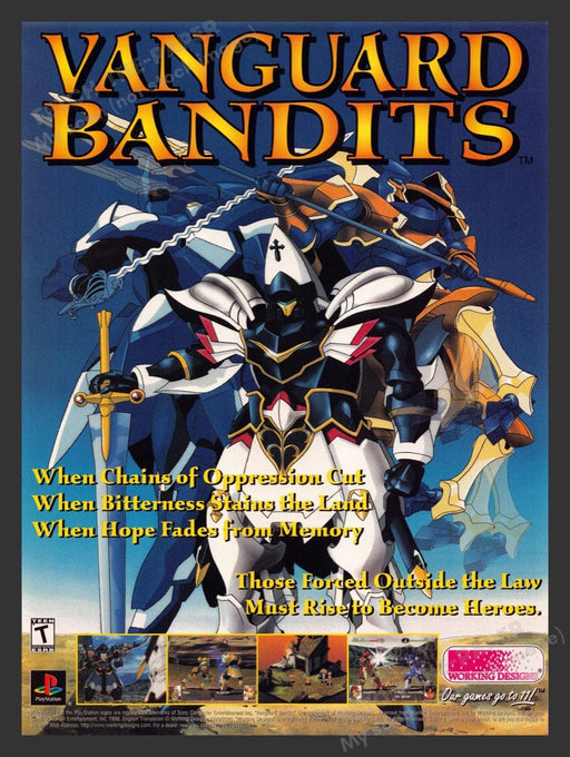 2000 Vanguard Bandits Video Game Print Advertisement