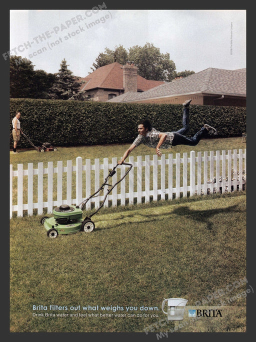 2006 Print Advertisement Brita Water Doesn't Weigh You Down Ad.