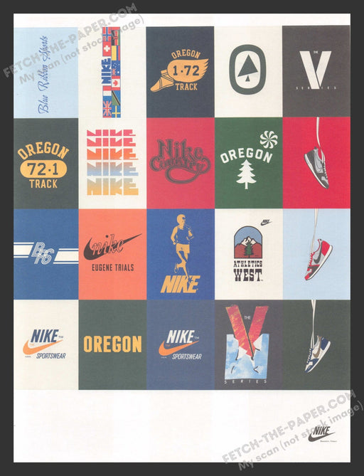 2003 Nike Sticker Sheet From Magazine - Hard to Find.