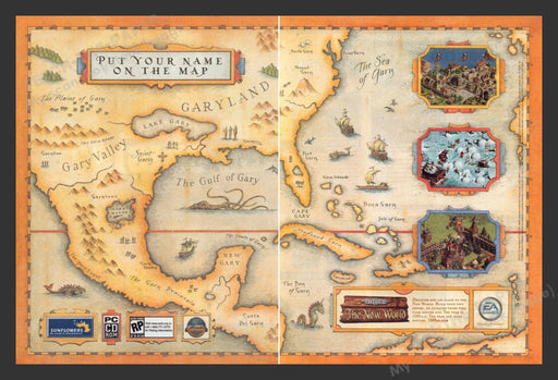 2003 1503 A.D.: The New World Video Game Print Advertisement (2pgs)