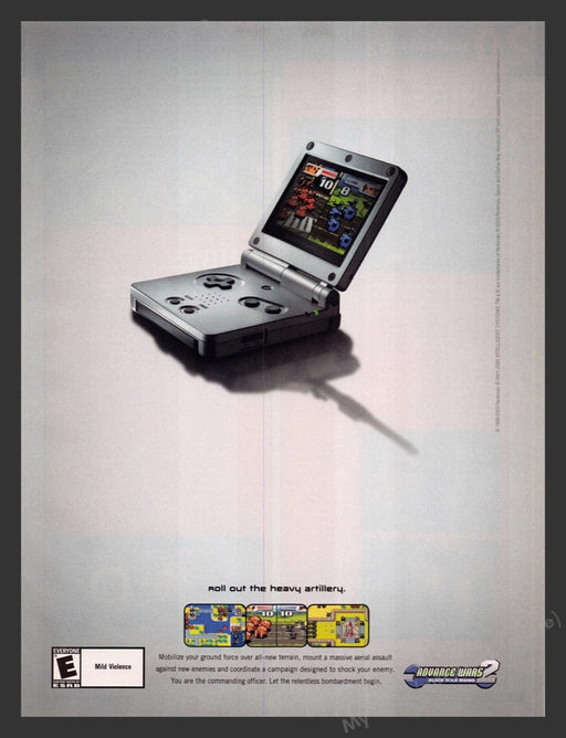 2003 Advance Wars: Black Hole Rising Video Game Print Advertisement