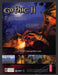 2003 Gothic II Video Game Print Advertisement