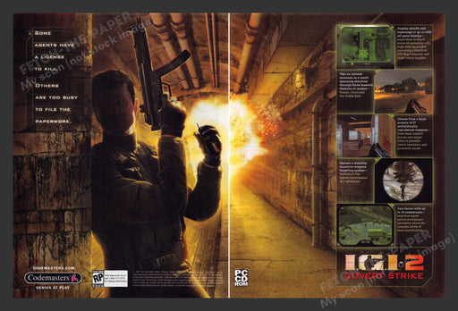 2003 I.G.I.-2: Covert Strike Video Game Print Advertisement (2pgs)