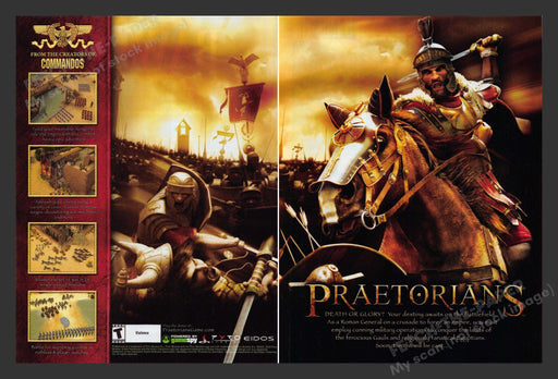 2003 Praetorians "Death or Glory?" Video Game Print Advertisement (2pgs)