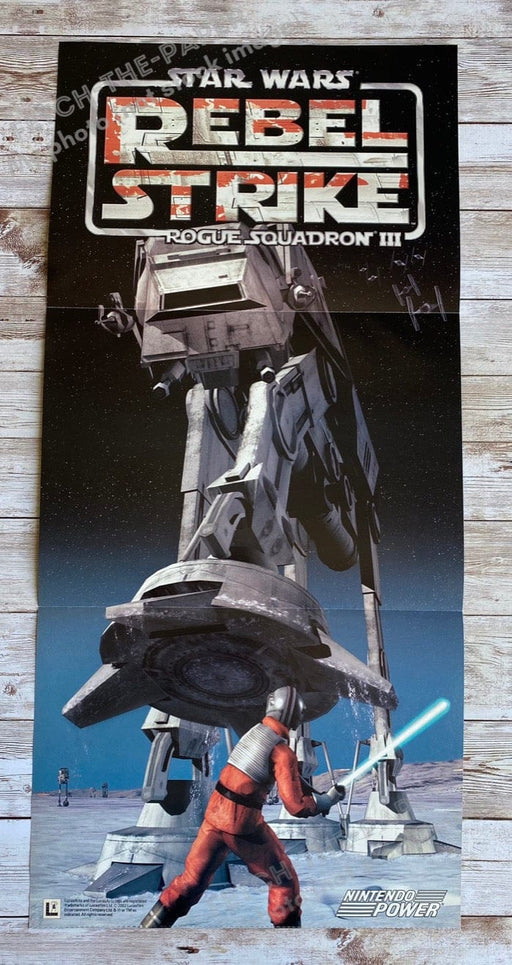2003 Star Wars Fold-Out 10.5" x 22.5" Video Game Poster from Magazine