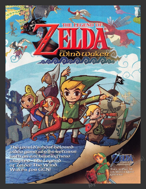 2003 The Legend of Zelda: The Wind Waker Color Video Game Print Advertisement