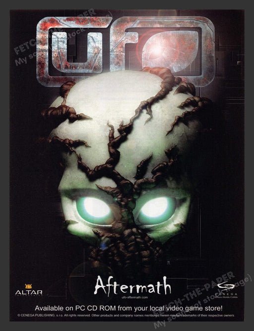 2003 UFO: Aftermath Video Game Print Advertisement