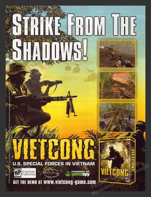2003 Vietcong: U.S. Special Forces in Vietnam Video Game Print Advertisement
