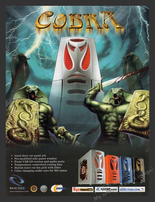 2004 Cobra Computers Video Game Print Advertisement