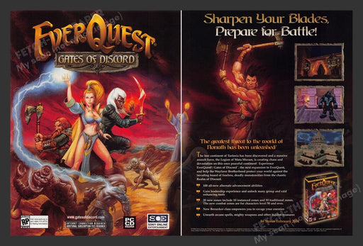2004 EverQuest: Gates of Discord Video Game Print Advertisement (2 Pages)
