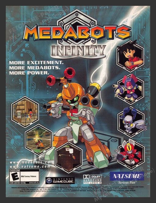 2004 Medabots: Infinity Video Game Print Advertisement