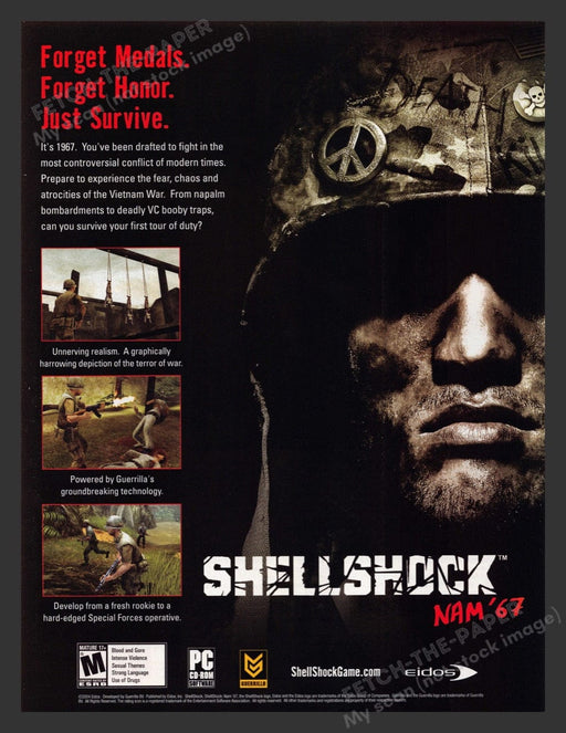 2004 Shellshock: Nam '67 Video Game Print Advertisement
