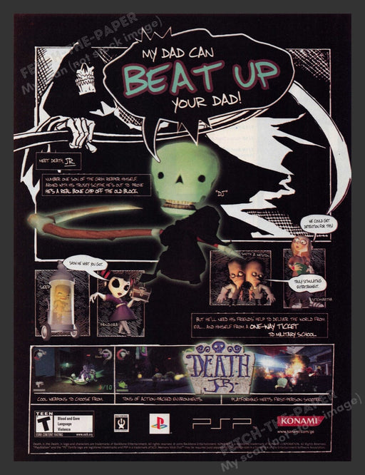 2005 Death Jr. Video Game Print Advertisement